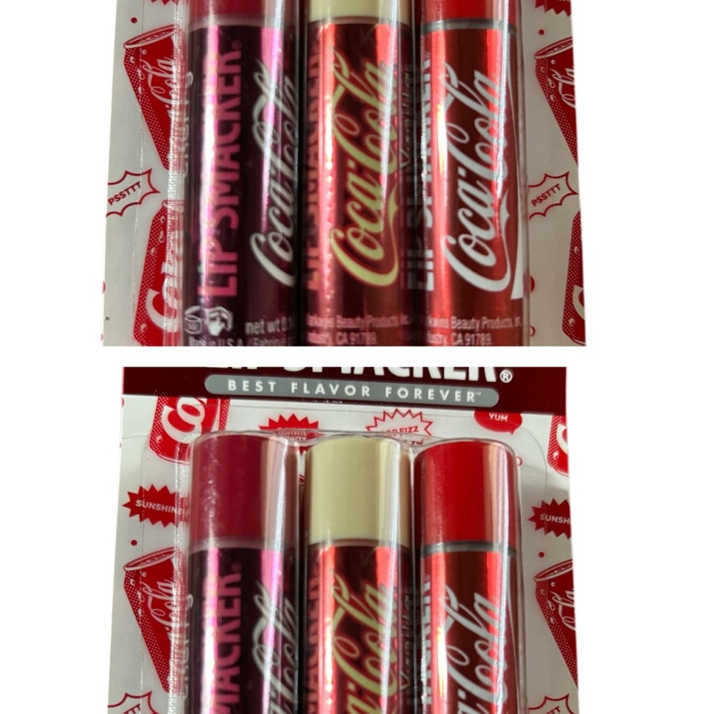 Coca-Cola Lip Smacker 6-Pack • Classic Cherry Vanilla • Flavored Lip Balm • New